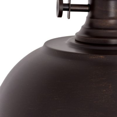 Italux Rosalia - Suspension Industrielle Et Rétro Suspendue Bronze, 1 Lumière Dorée Avec Abat-Jour En Alliage Métallique, E27
