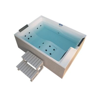 Jacuzzi d'extérieur NIMBUS DELUXE - avec escalier et couverture thermique