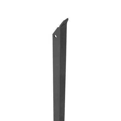 Jambe de force longue durée consolide forme U H.100 x P.2,5 cm gris