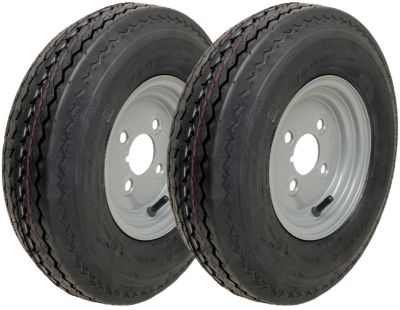 Jantes homologuées pour la route, haute vitesse, 4.80/4.00-8, 338 kg, 400 8, 6 plis, entraxe 4" - lot de 2