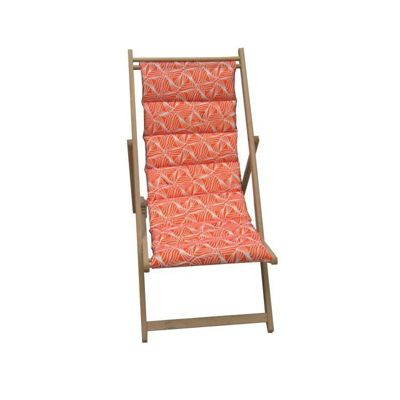 JARDIN PRIVE Chilienne matelassee Vague - Toile amovible
