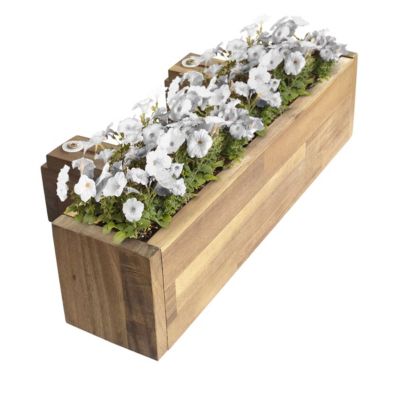 Jardinière pour balcon en acacia