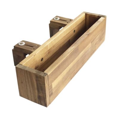 Jardinière pour balcon en acacia