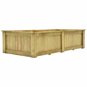 Jardinière surelevee 196 x 100 x bois Helloshop26