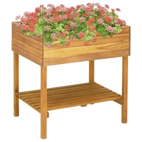 Jardinière surelevee 78,5 x 58,5 x bois Helloshop26