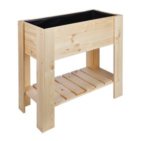 Jardinière surelevee 92 x 41 x bois Helloshop26