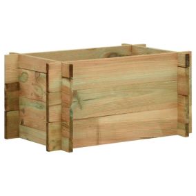 Jardinière surelevee pour legumes bois de bois Helloshop26