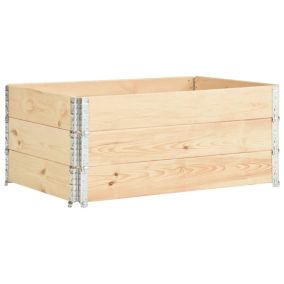 Jardinières surelevees 3 pcs 100 x bois Helloshop26