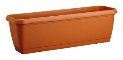 Jardinière 50 cm Capella coloris terre cuite