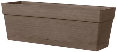 Jardinière à réserve d'eau Deroma Save R camel 49 x 17 x h.17 cm