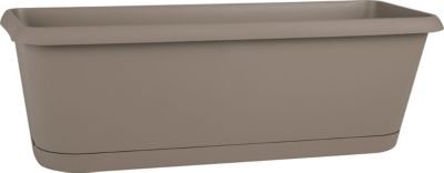 Jardinière Chorus Taupe 50 cm Résistante