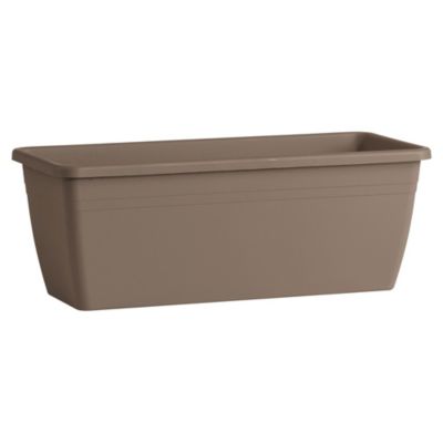 Jardinière Day R plastique camel 50 x 14,5 cm Deroma