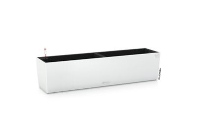Jardinière Lechuza Color blanc 80 x 19 x h.19 cm