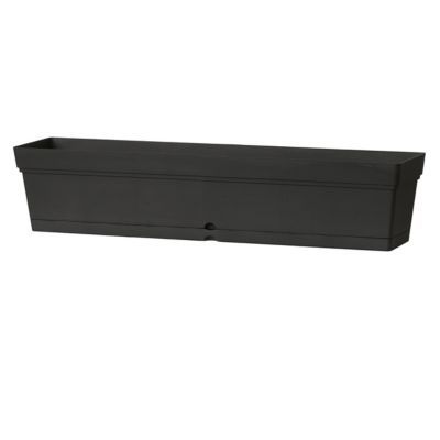 Jardinière Samba avec réserve d'eau 79 x 17,5 cm anthracite