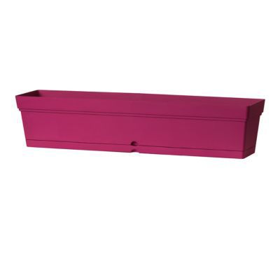 Jardinière Samba avec réserve d'eau 79 x 17,5 cm framboise
