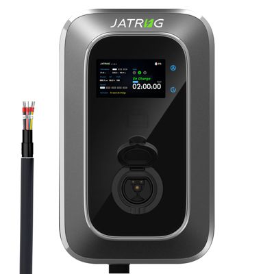 JATRHG S2 borne pour véhicules électriques, IP66, avec prise de type 2 équipée de shutter, 7,2kW / 32A, monophasée
