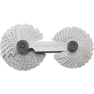Jauge de filetage Stahlwille 77270003 - 0,25 à 6 mm, 4 à 62 TPI, taille 52