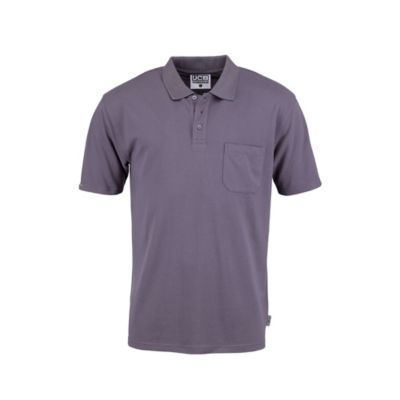 JCB D+AK Essential Grey Polo Shirt S