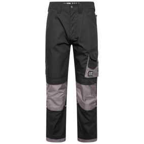 JCB D+II Trade Black Rip Stop Trouser 34