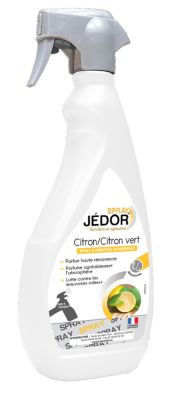 Jedor Spray Surodorant 500ml Parfum Citron Vert - Lot de 2