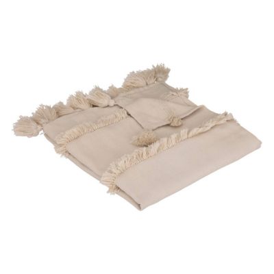 Jeté de lit "Row" - beige - 130x180 cm - Atmosphera