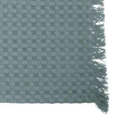 Jeté de lit Widdy coton 130x180cm vert céladon - Atmosphera