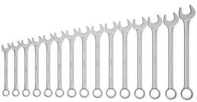 Jeu de 15 clés mixtes en acier chrome vanadium - FAMEX 10345-15