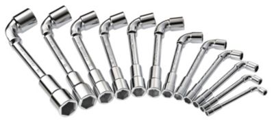 Jeu de 16 clés à pipe débouchées métriques FACOM 75.JE16 - 8 à 24 mm