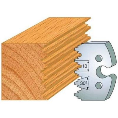 Ju D 2 Frs Profilés Ht. 50 X 5,5 Mm Ntur Multipl 4 Mm M203 Pour Porte Outils De Toupie Diamwood 3664100151917