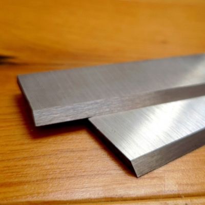 DIAMWOOD 2 Fers Raboteuse Dégauchisseuse 260x20x2.5 Mm - Acier HSS Réaffûtables