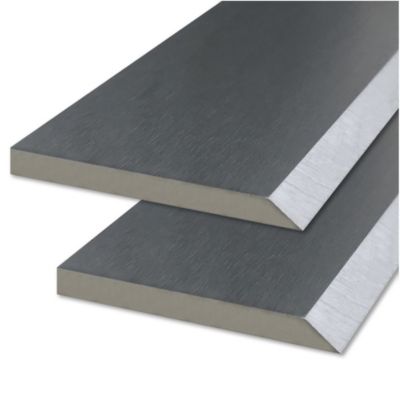 Jeu de 2 Fers de Dégauchisseuse/Raboteuse PRO 410 x 25 x 3 mm Acier HSS 18% (les 2 Fers) - Diamwood