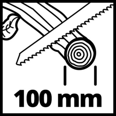Jeu de 2 lames de scie sabre pour coupe-branches Einhell