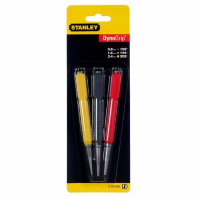 Jeu de 3 chasse-clous Dynagrip, pointes biseautées, 0-58-930