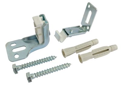 Support Camera Gouttiere Support Métal Pour Caméra Surveillance - Fixation Réglable Pour Poteaux Ou Murs - Adaptateur Blanc Montage Vertical Caméra Sécurité