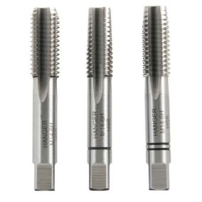 Jeu de 3 tarauds à main M4 x 70 - HANGER - 155811