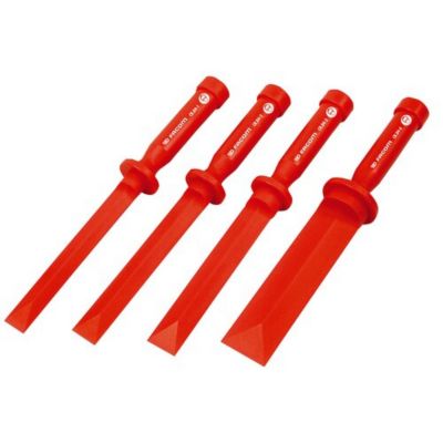 Jeu de 4 grattoirs en plastique FACOM CR.D4PB pour retrait de poids adhésifs et garnitures