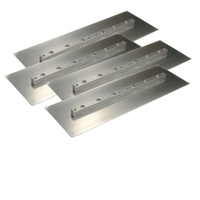 Jeu de 4 pales de finition acier pour talocheuse 900 mm