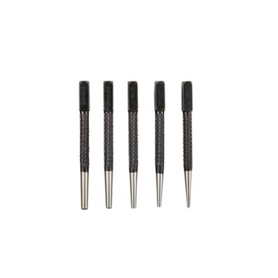 Jeu de 5 chasse-pointes acier DT38 noir et gris