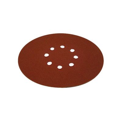 Jeu de 6 abrasifs plâtre D225mm à 8 trous grain 120 - PEUGEOT OUTILLAGE - 805415