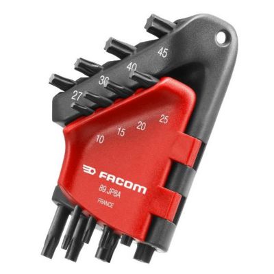 Jeu de 8 clés mâles coudées Torx - FACOM - 89.JP8A