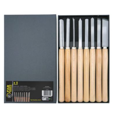 Jeu de 8 gouge à bois - FARTOOLS - 113815