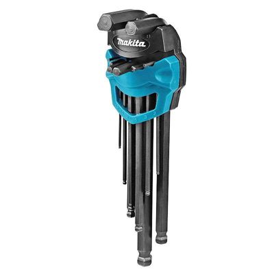 Jeu De 9 Clés Hexagonales À Rotule Makita B-65894