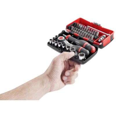 Jeu de clés à cliquet 1/4'' Carré 38 outils FACOM R.360NANOPB