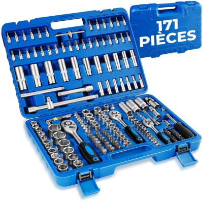 Coffret 101 Pièces Clés à Cliquet Irimo - Pour Auto Et Bricolage - Acier Chromé