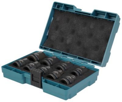 Jeu de douilles a choc Makita E 16570 9 pieces 8 a 21 mm