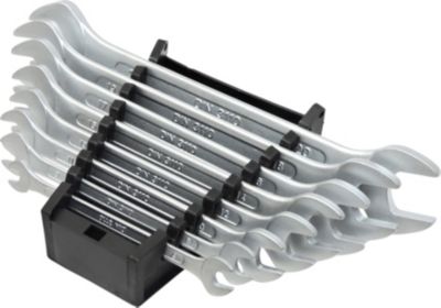 Jeu de plates - 8 Clé a fourche en acier chrome vanadium - FAMEX 10255-08