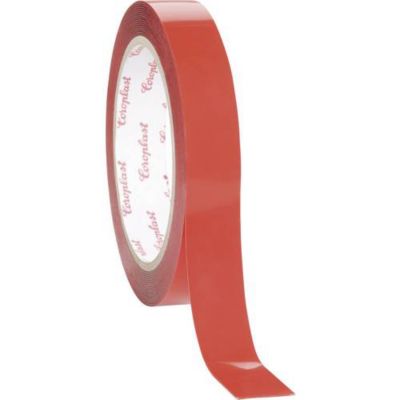 Jeu de rubans adhésifs double-face Coroplast 4240 P DIY 19 mm x 1,5 m, mousse 1 mm blanc
