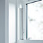 Joint à brosse adhésif porte et fenêtre Diall blanc L.20 m