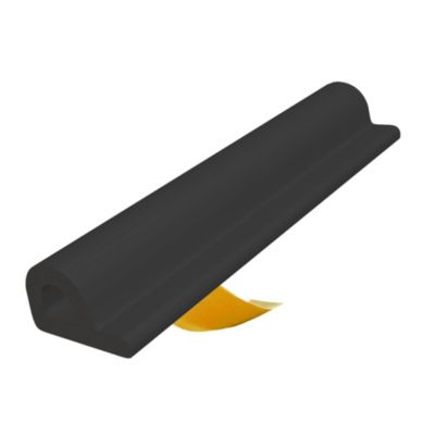 Joint autocollant d'étanchéité pour fenêtres et portes profil P en EPDM 9x5,5 mm 1 m noir KYCT