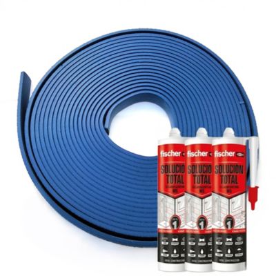 Joint béton hydro-expansif (10mx20mm) + 3 mastics : Idéal pour sceller murs, joints et sols